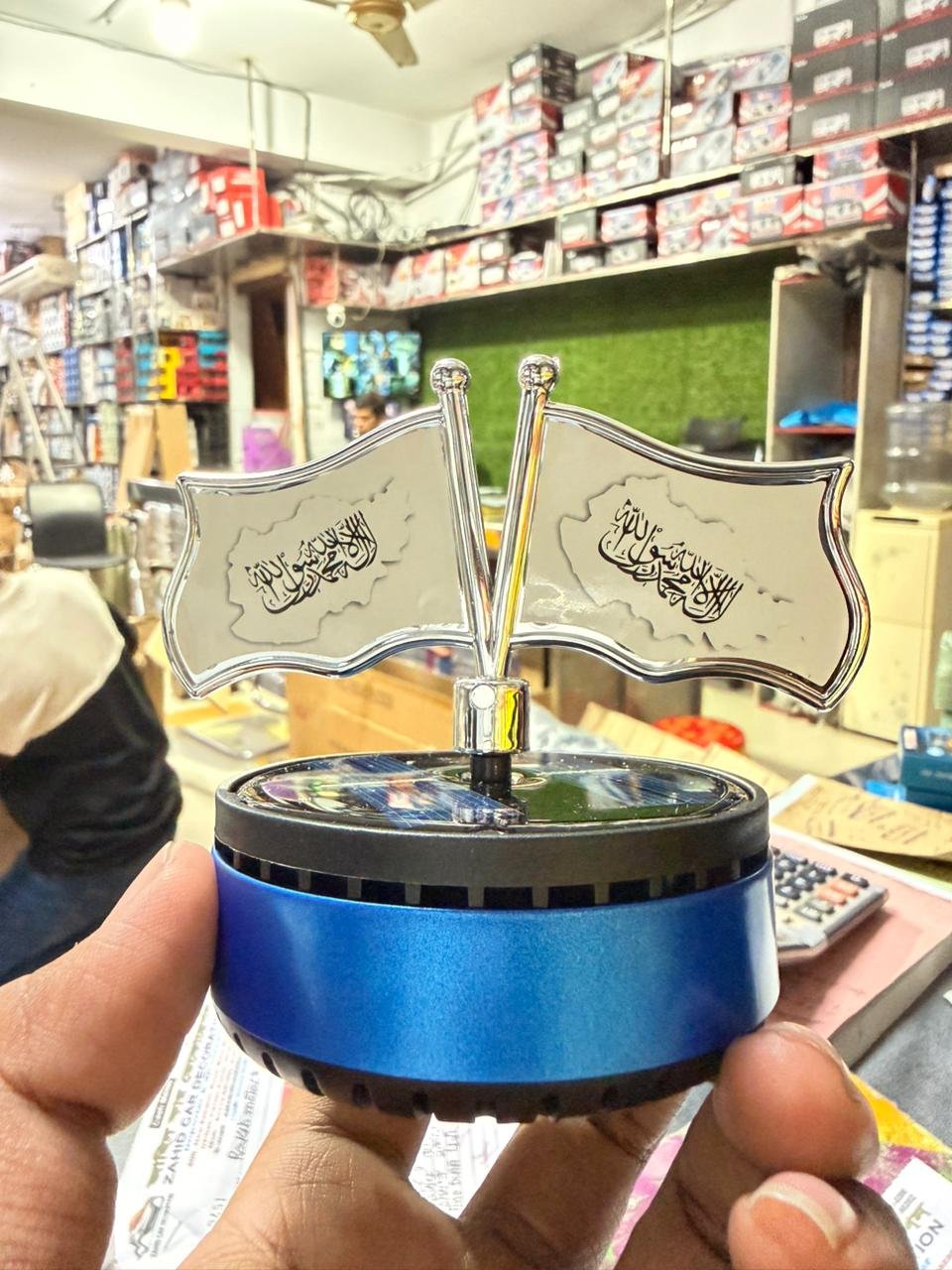 Kalima Flag Solar  For Car Dashboard