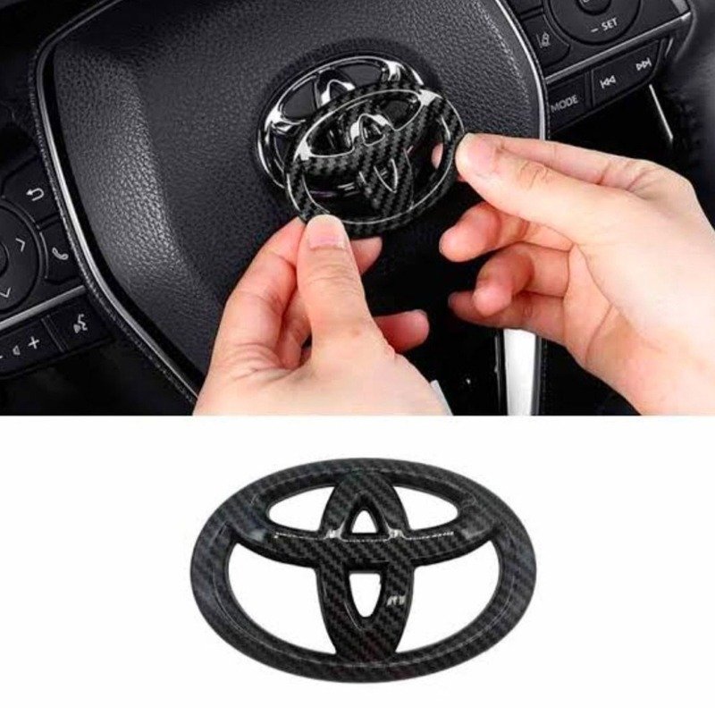 Toyota Carbon Steering Logo