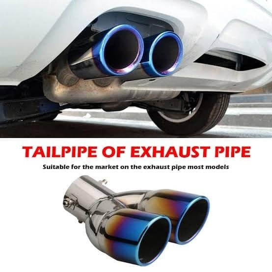 Double Muffler Exhaust Pipe